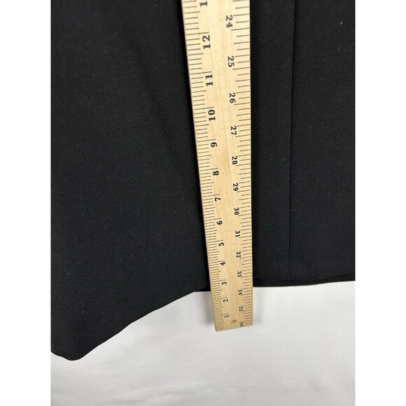 Donna Karan New York Women's Size 4 Keyhole Sheath Dress Black Midi MRSP $139 - Picture 6 of 16